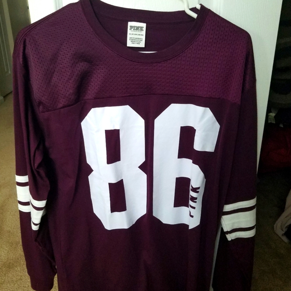 Victoria Secret Long Sleeve Jersey Shirt Size XS